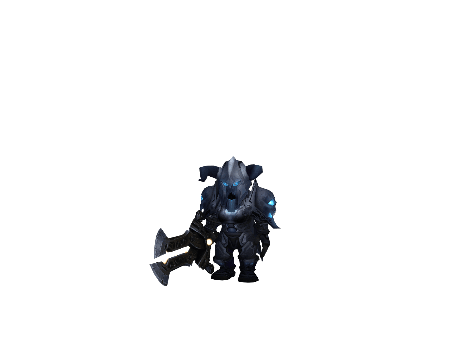 Character render of the top-ranked player
