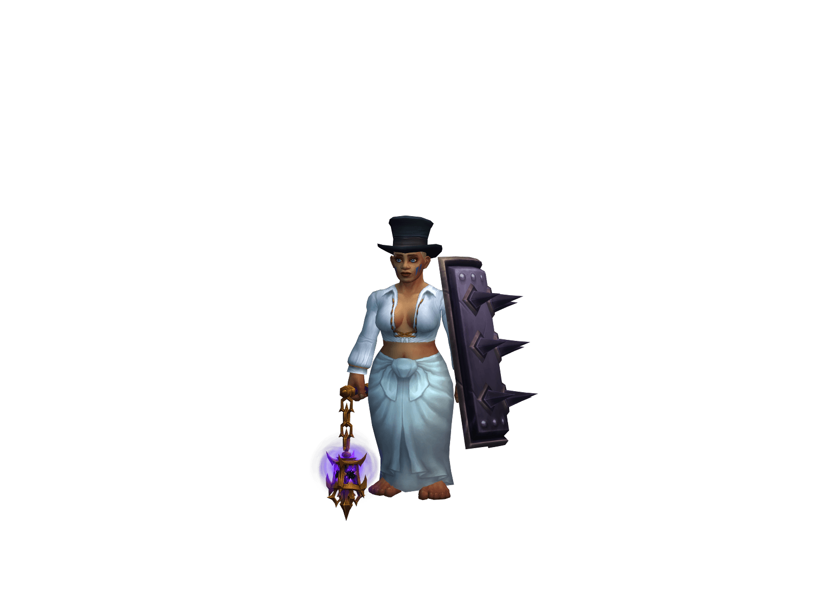 Character render of the top-ranked player
