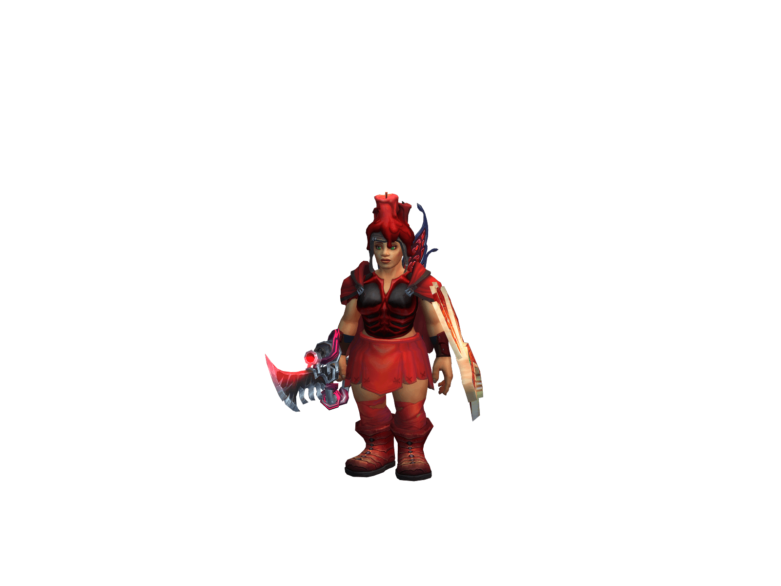 Холликид's character render
