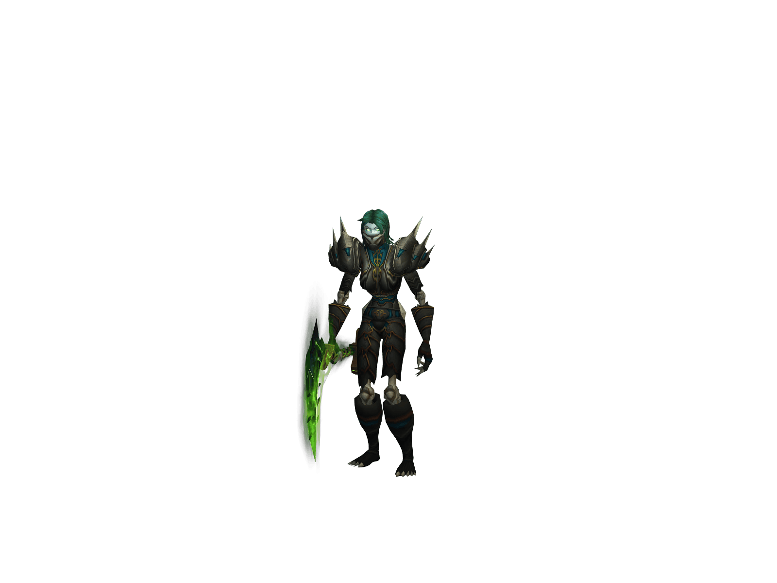 Character render of the top-ranked player