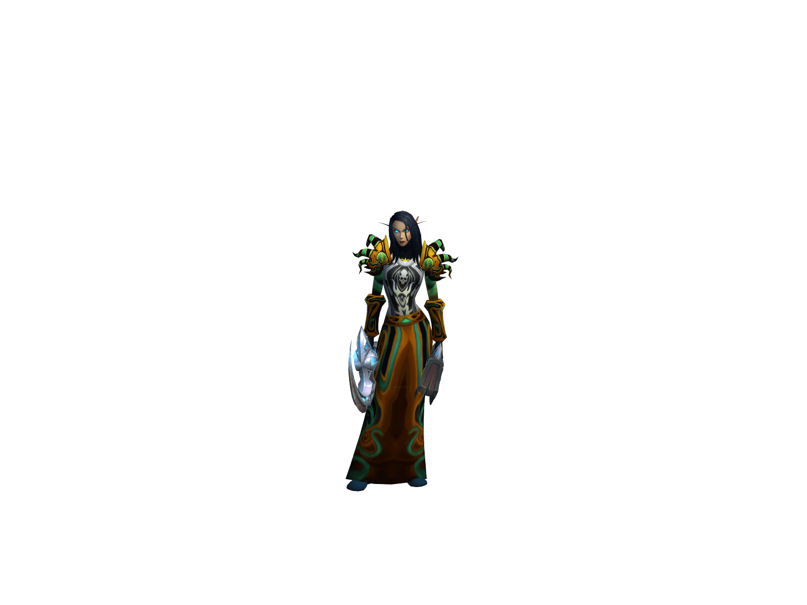 Character render of the top-ranked player