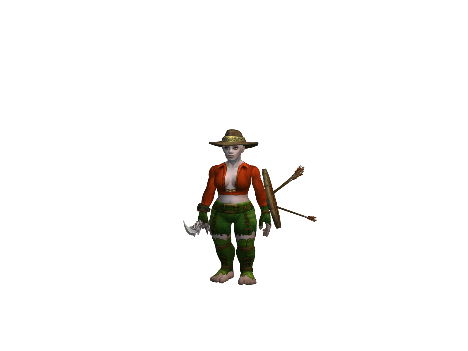 Héléna's character render