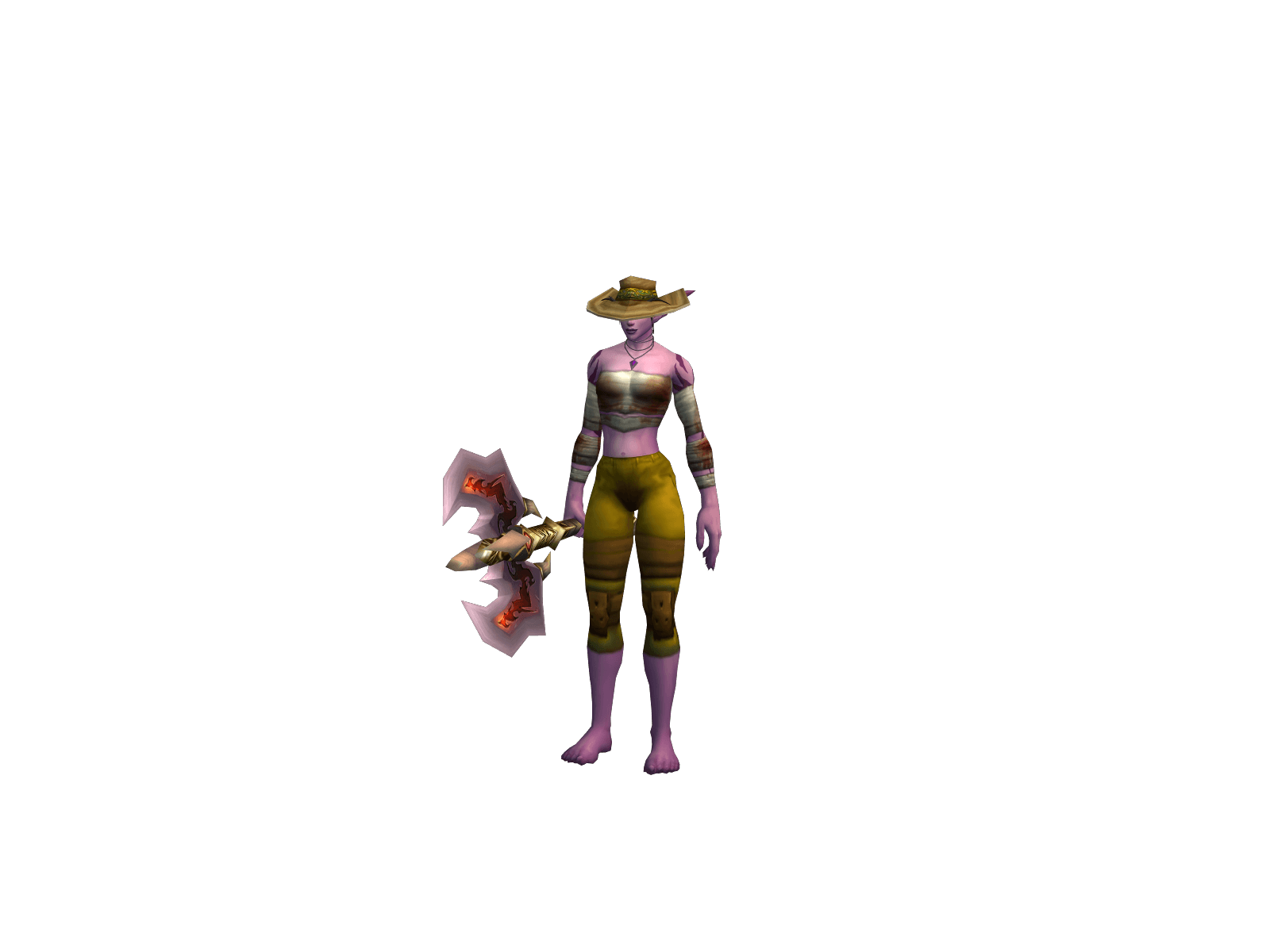 Bombawarr's character render