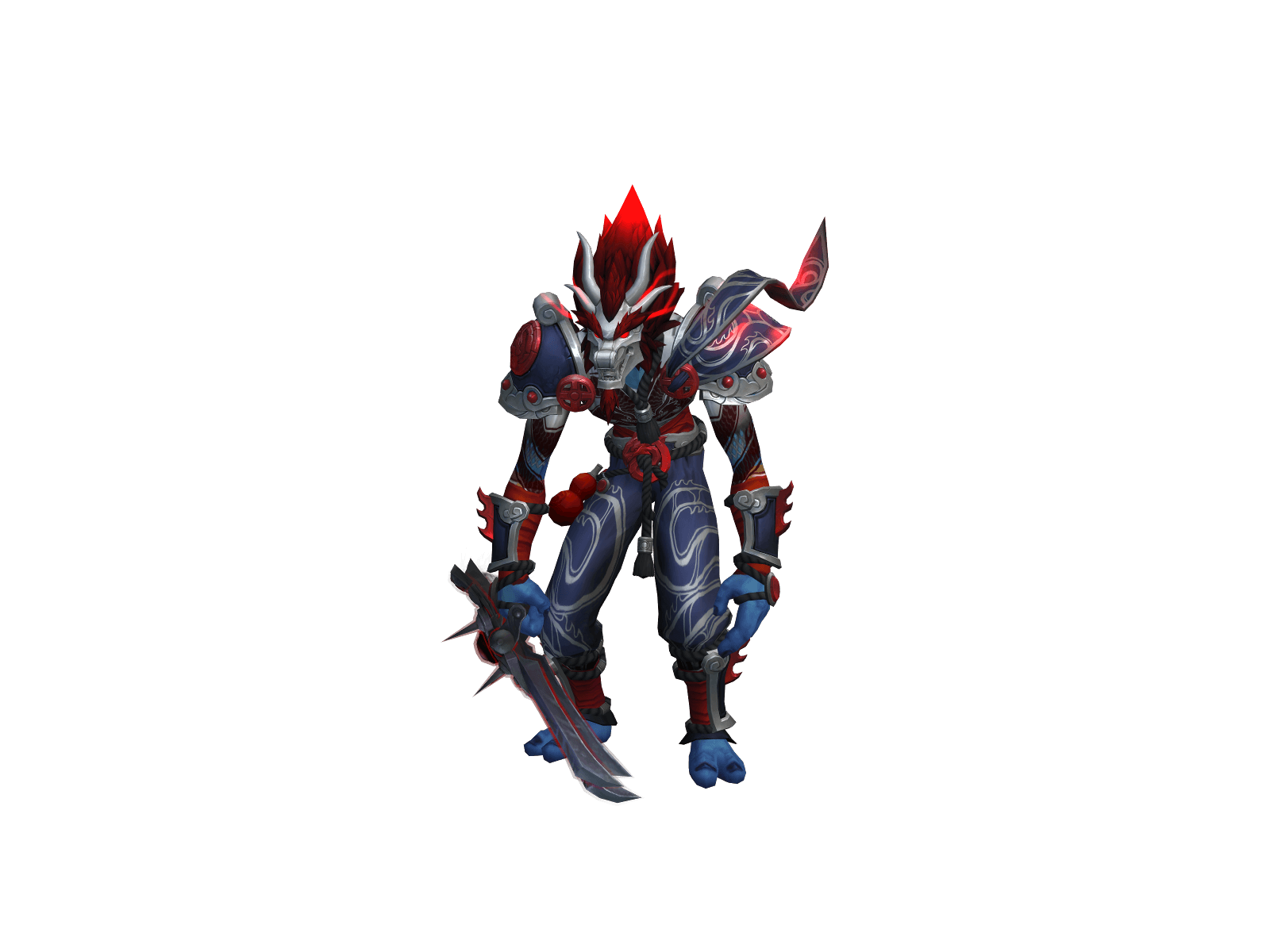 Character render of the top-ranked player