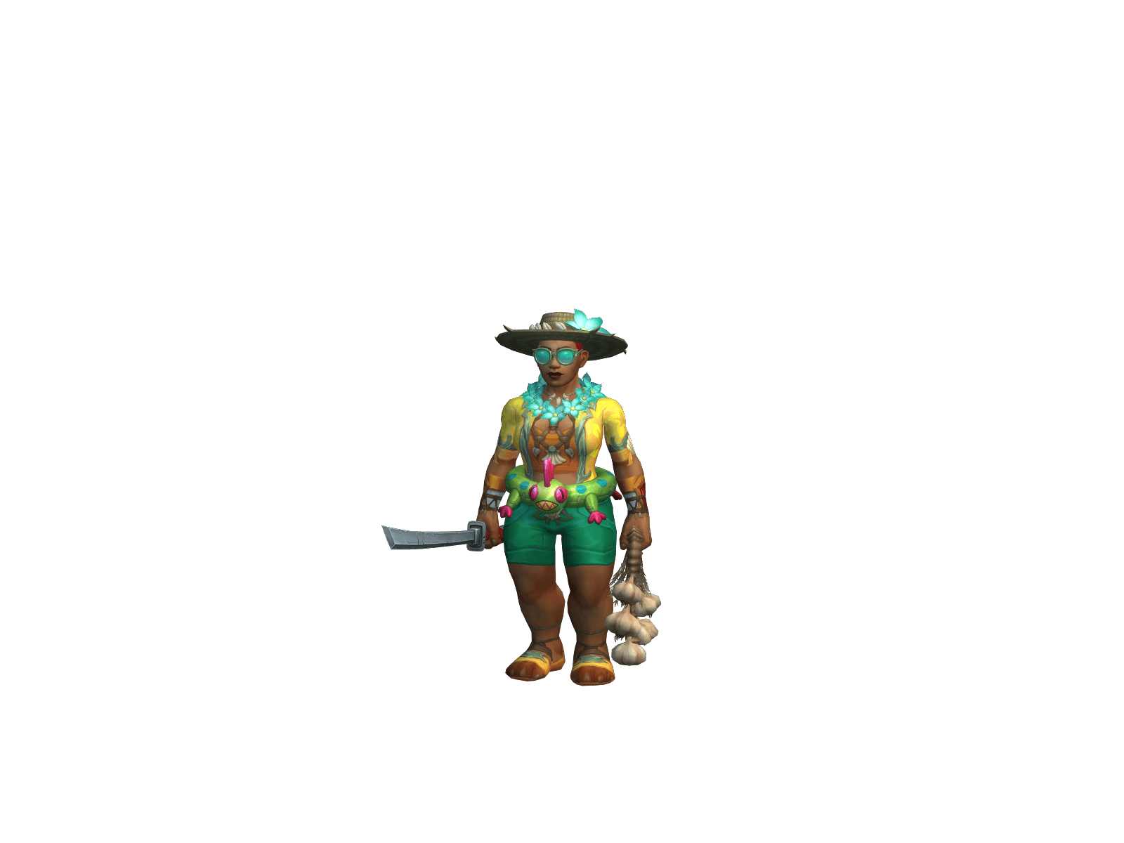 Character render of the top-ranked player