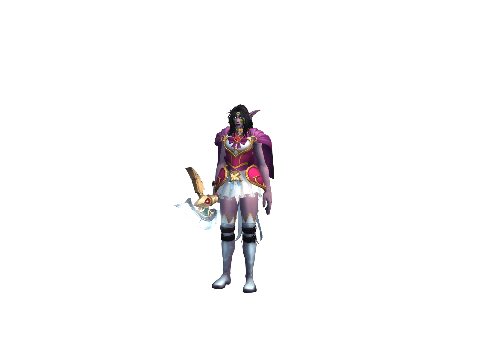 Character render of the top-ranked player