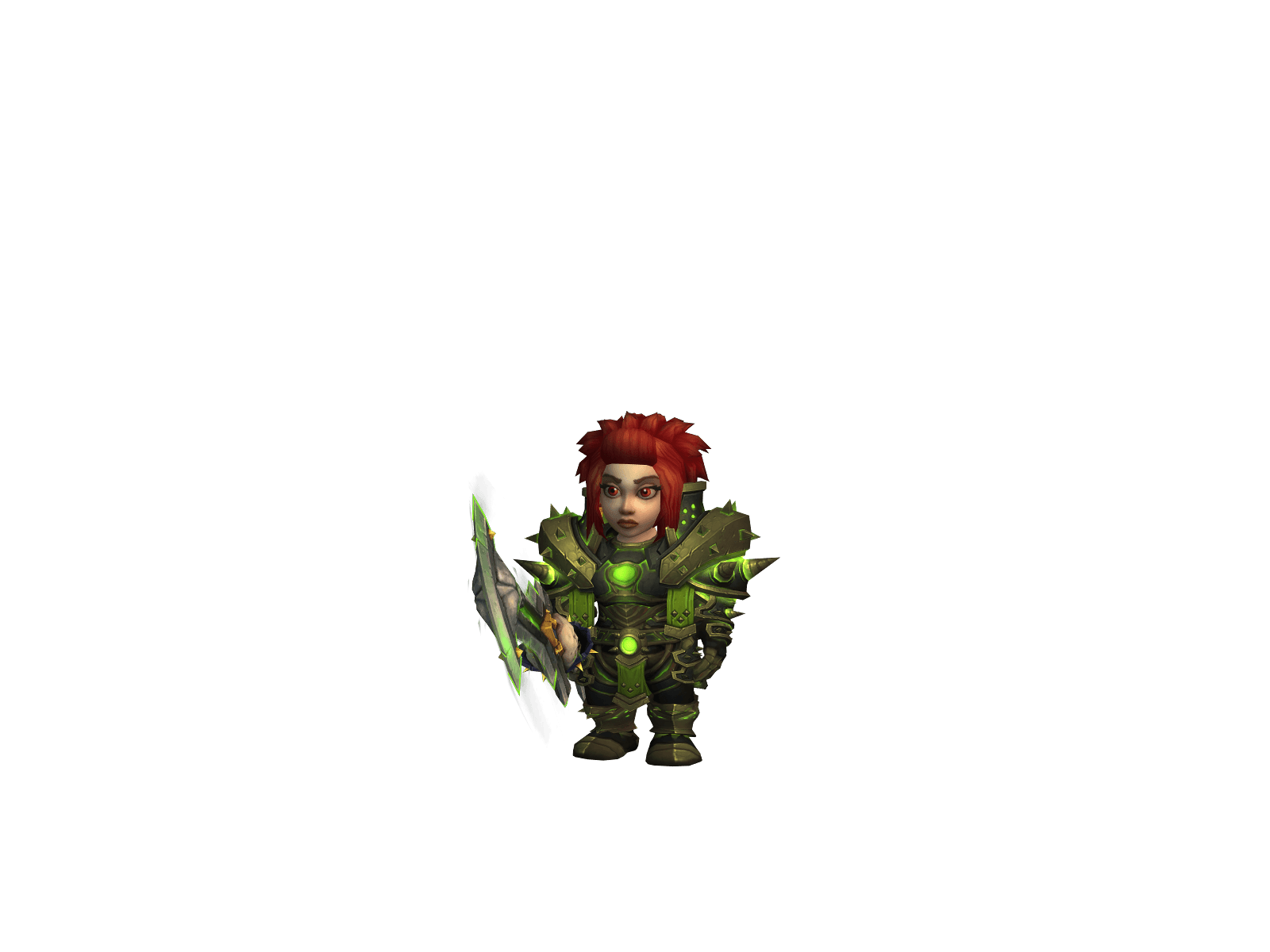 Character render of the top-ranked player