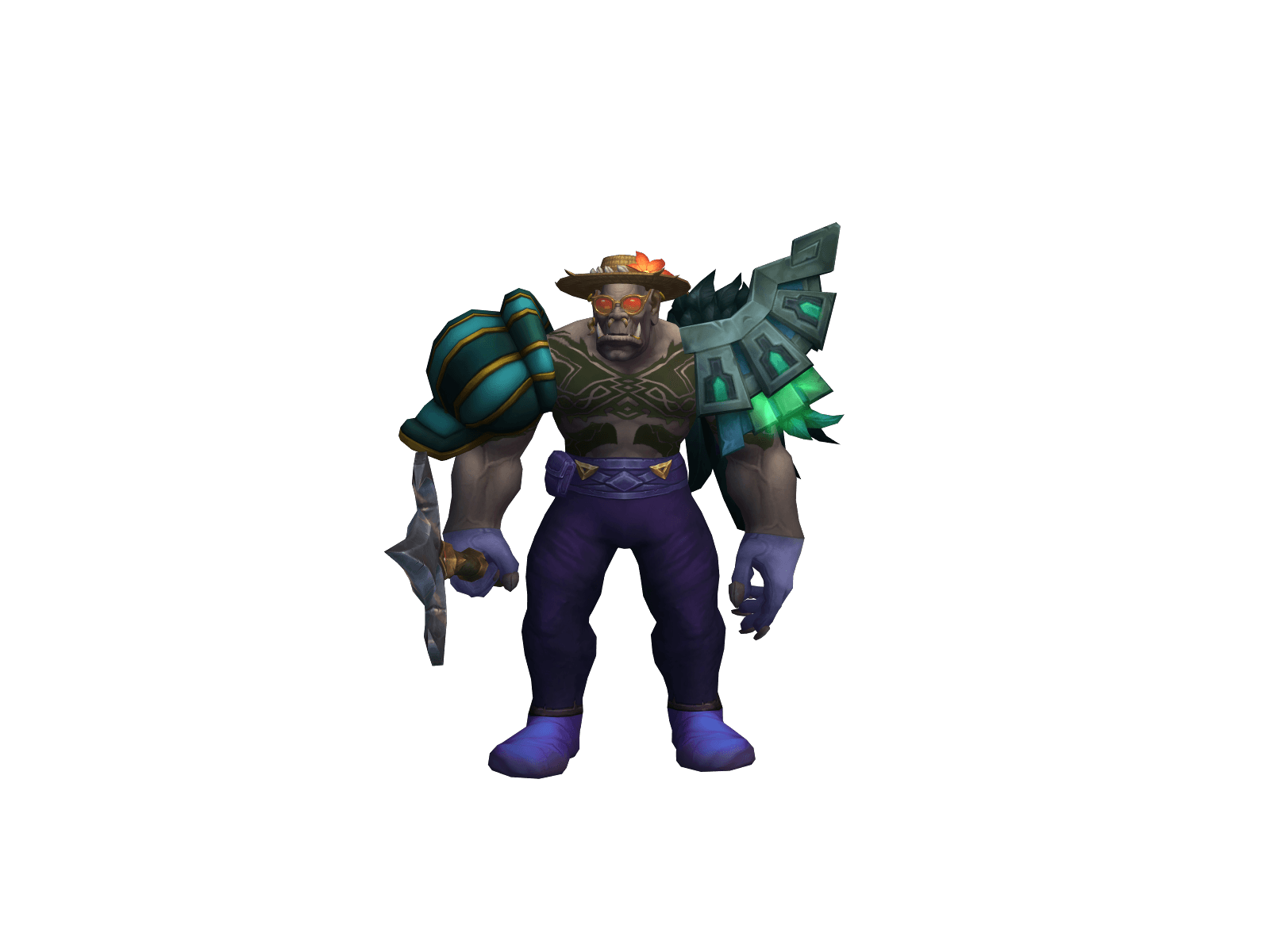 Yahwéh's character render