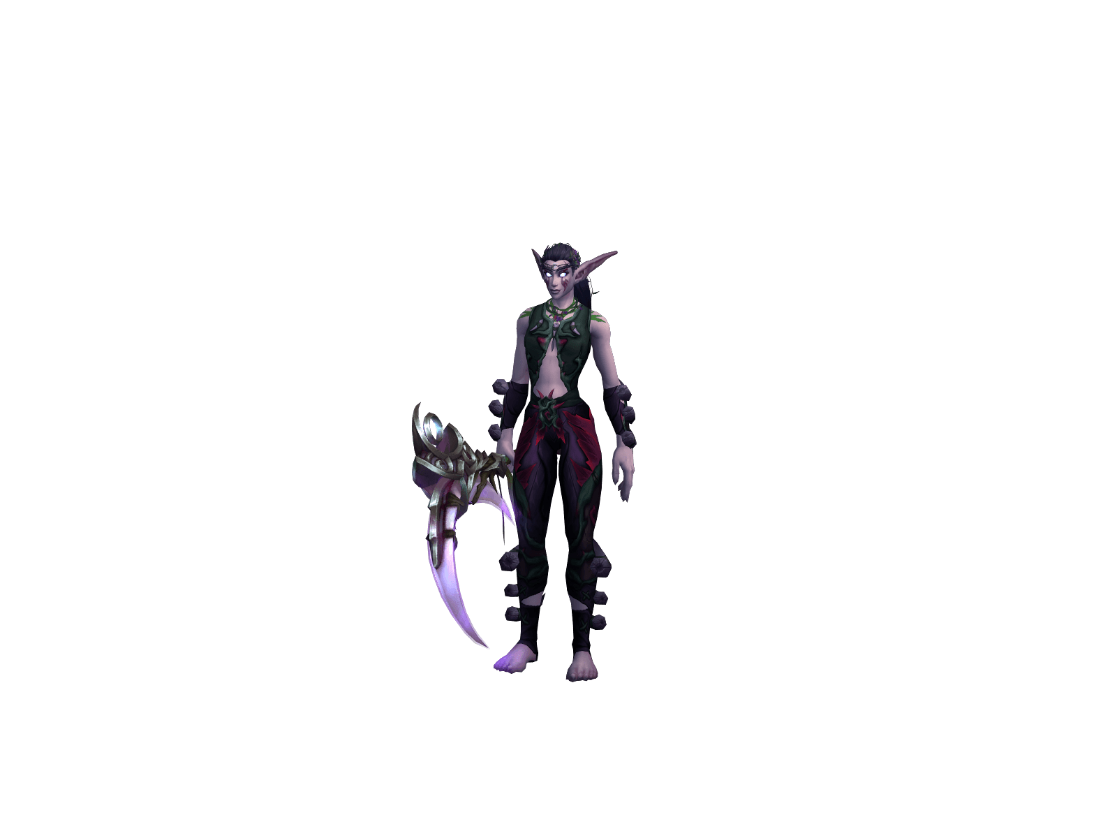 Character render of the top-ranked player