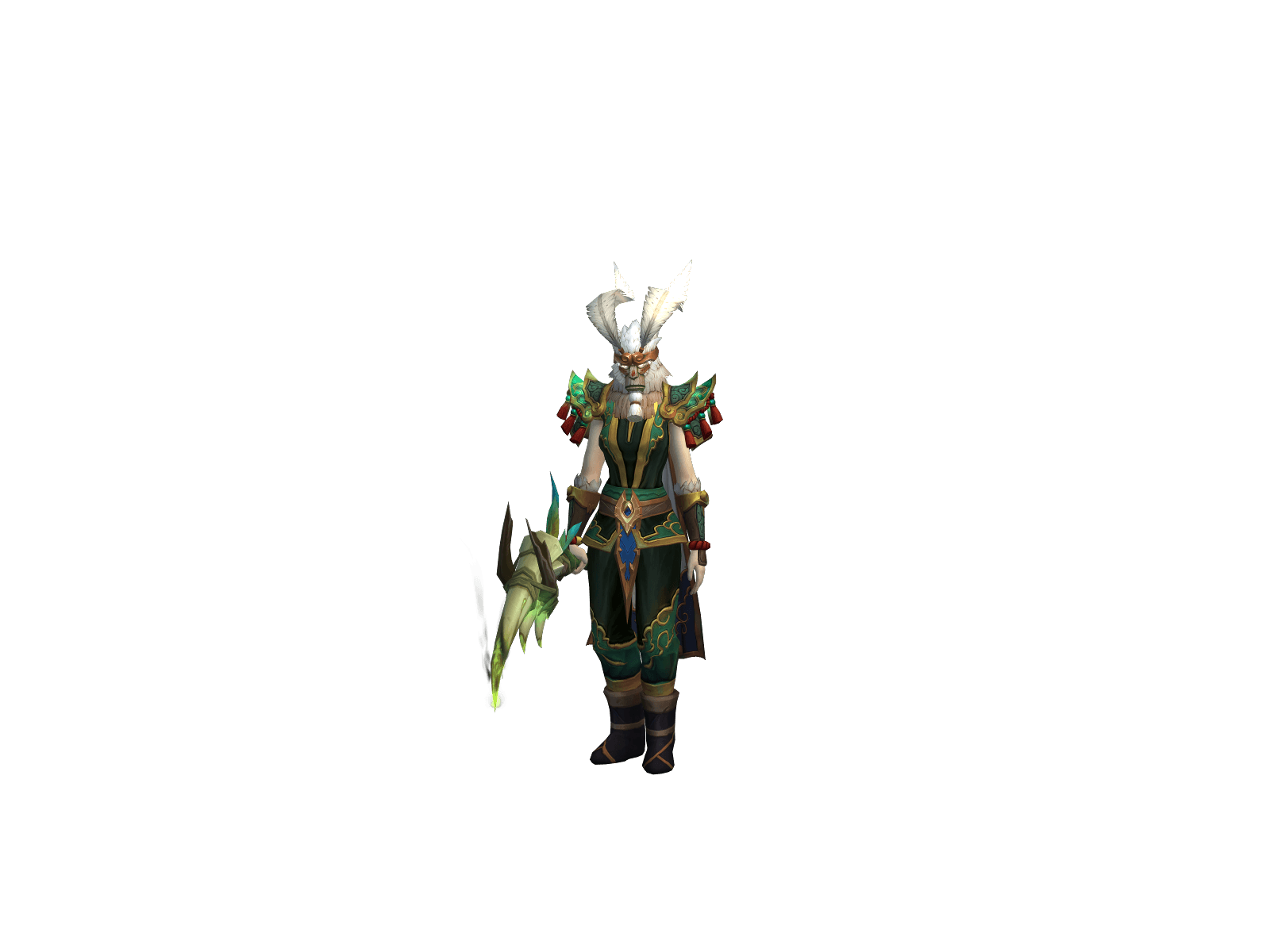 Character render of the top-ranked player