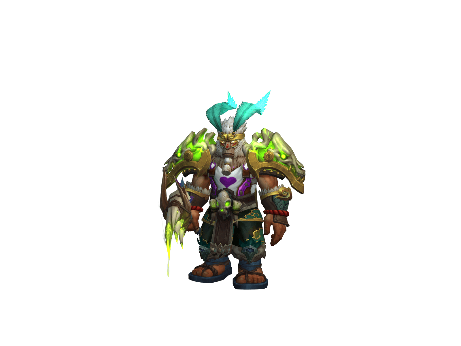 Swampage's character render