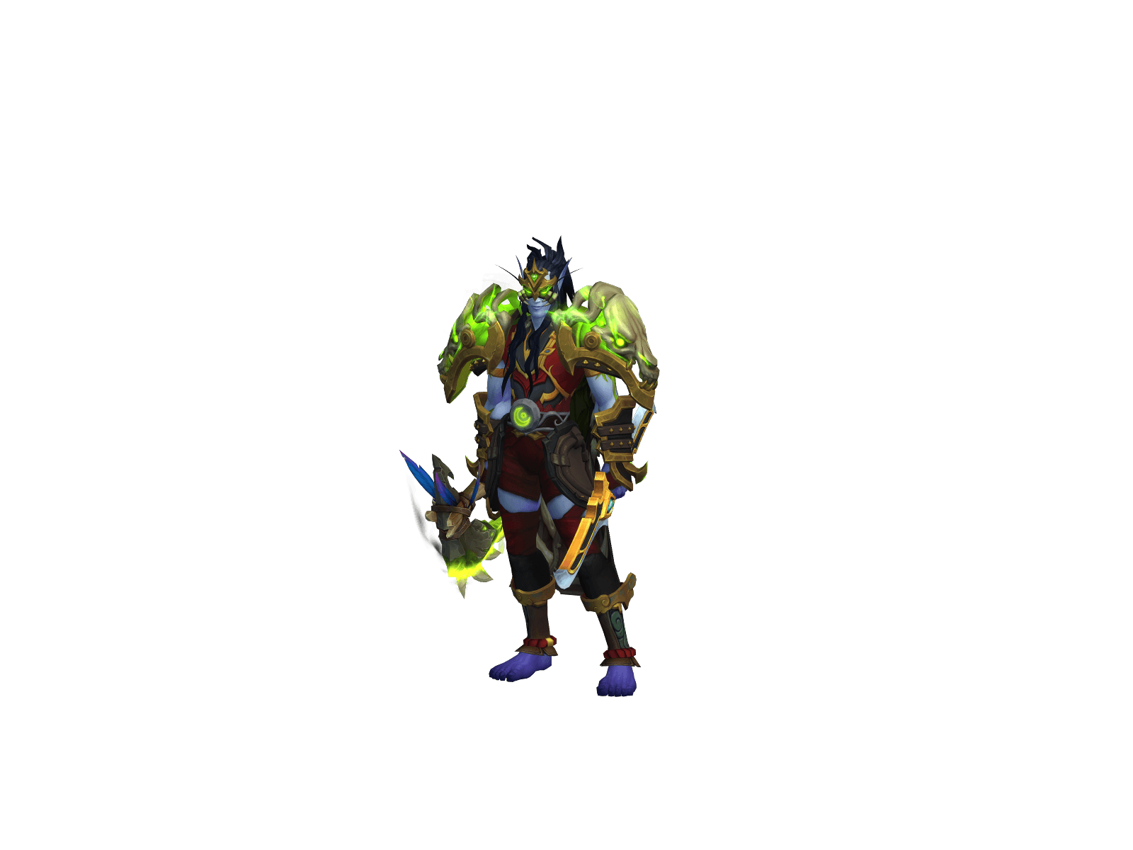 Character render of the top-ranked player