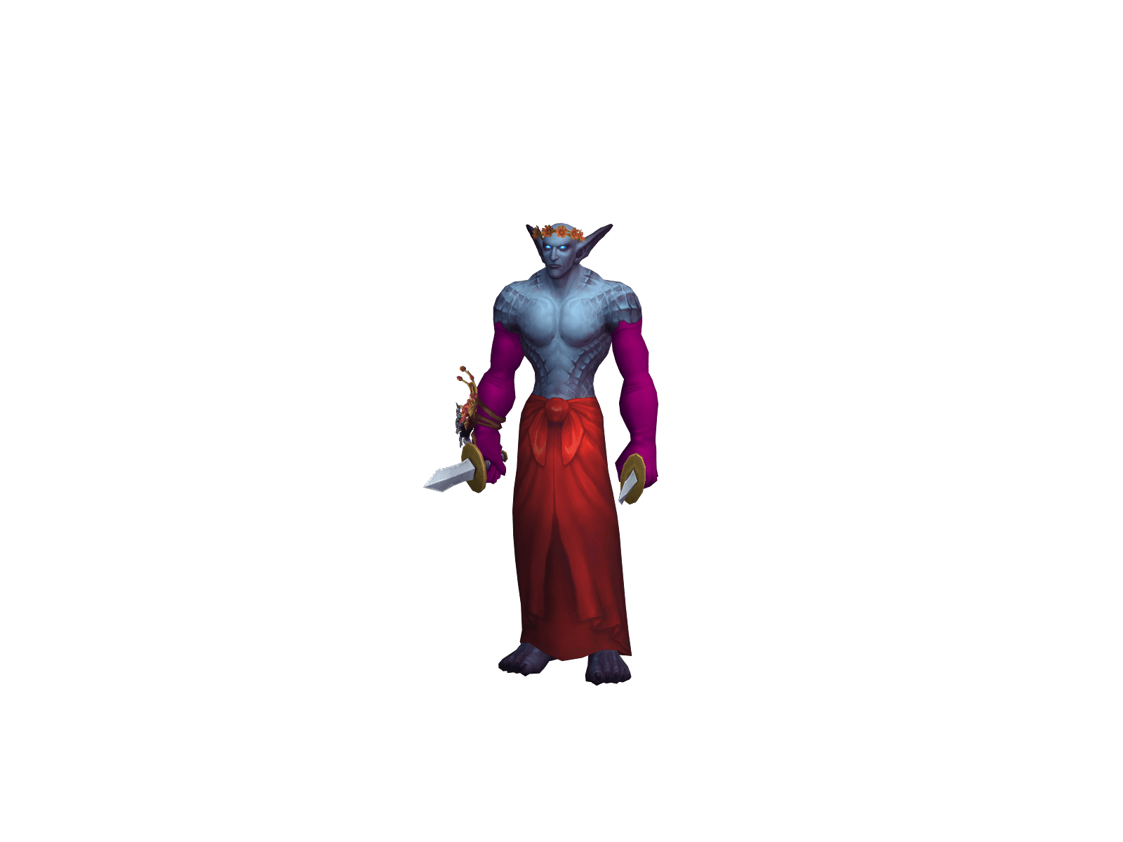 Character render of the top-ranked player