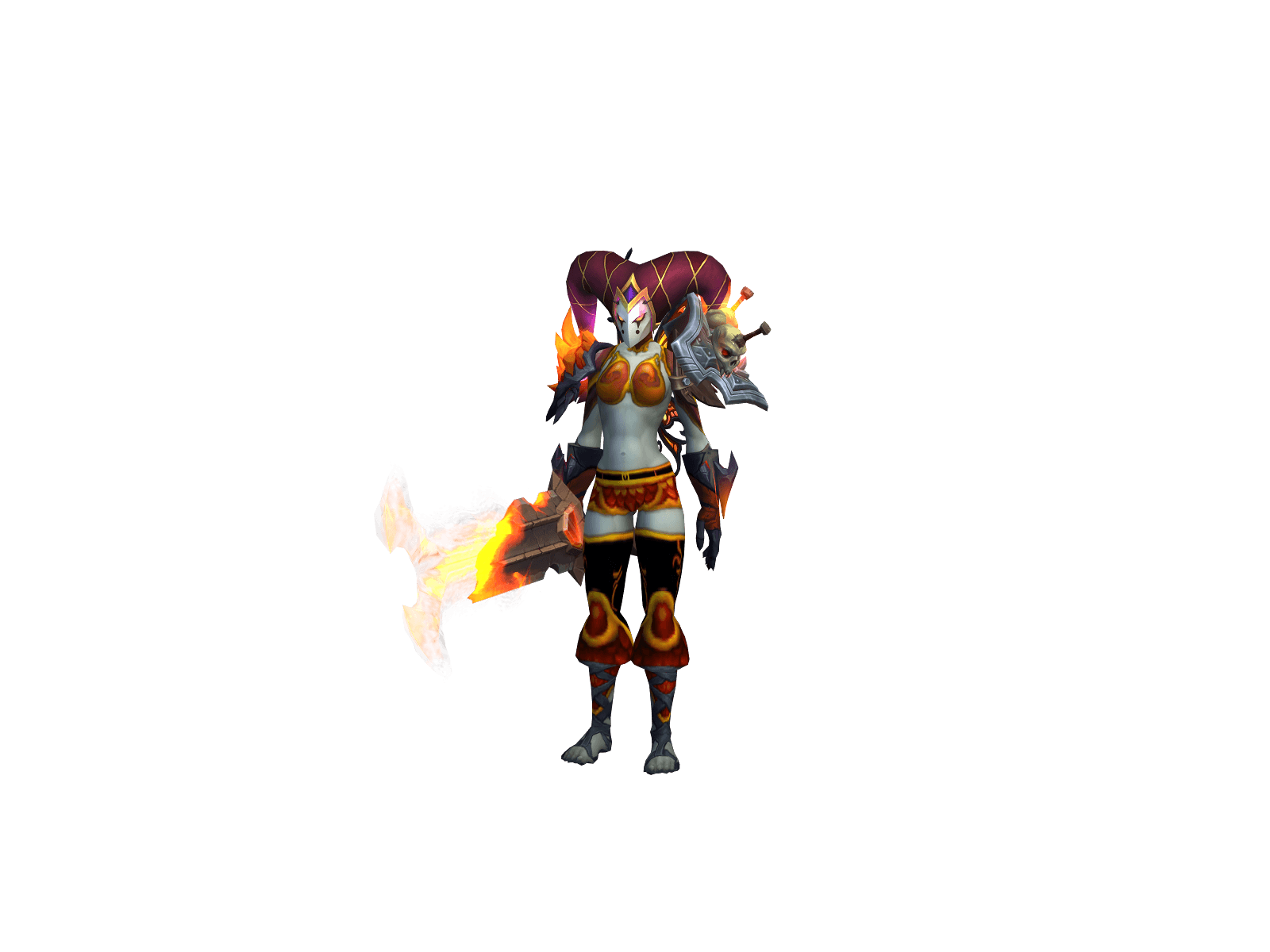 Pétra's character render