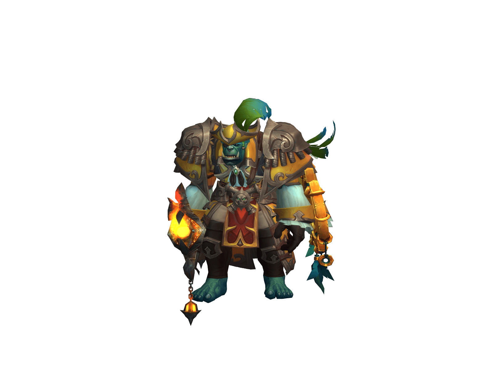 Character render of the top-ranked player
