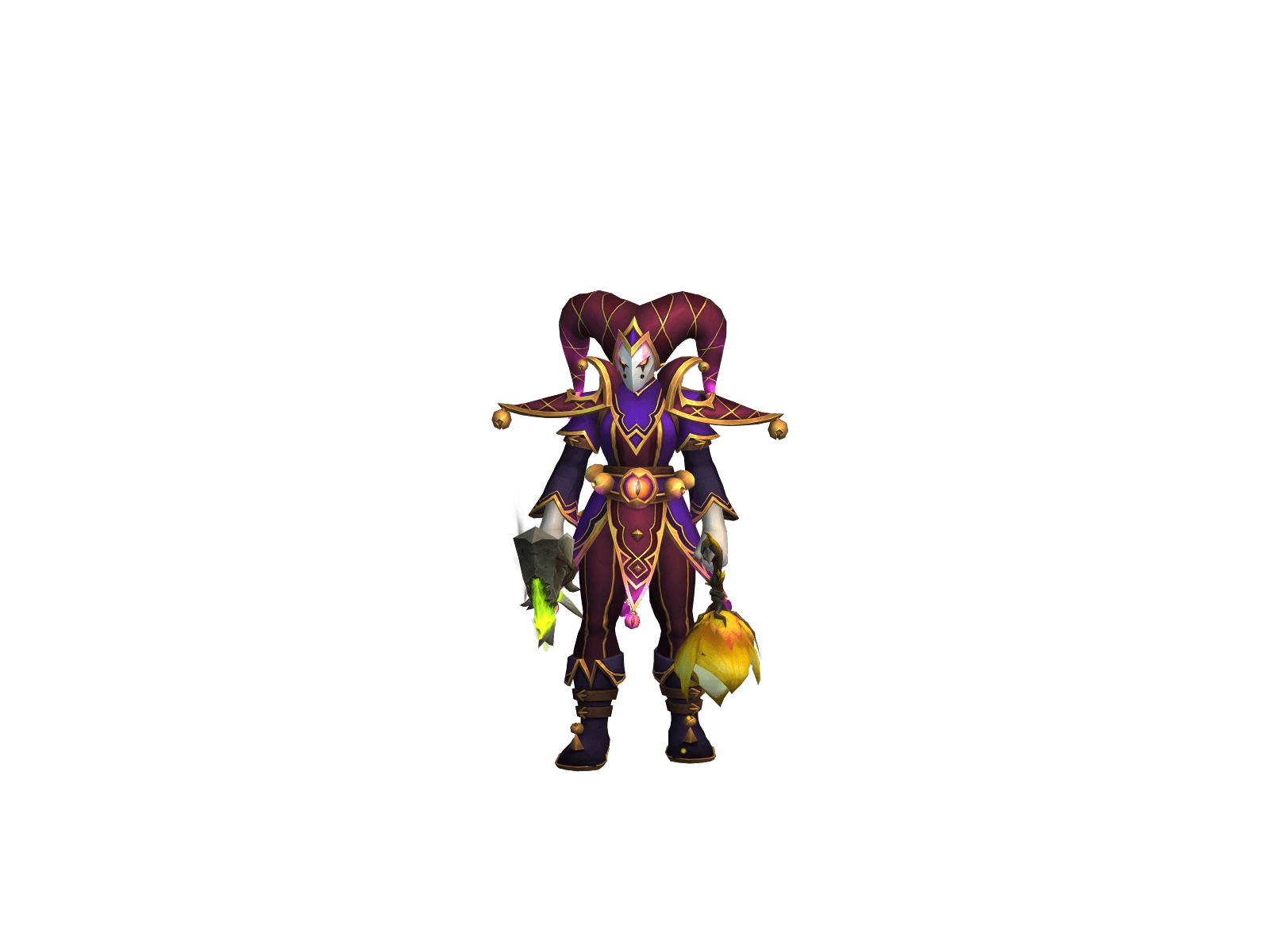 Character render of the top-ranked player