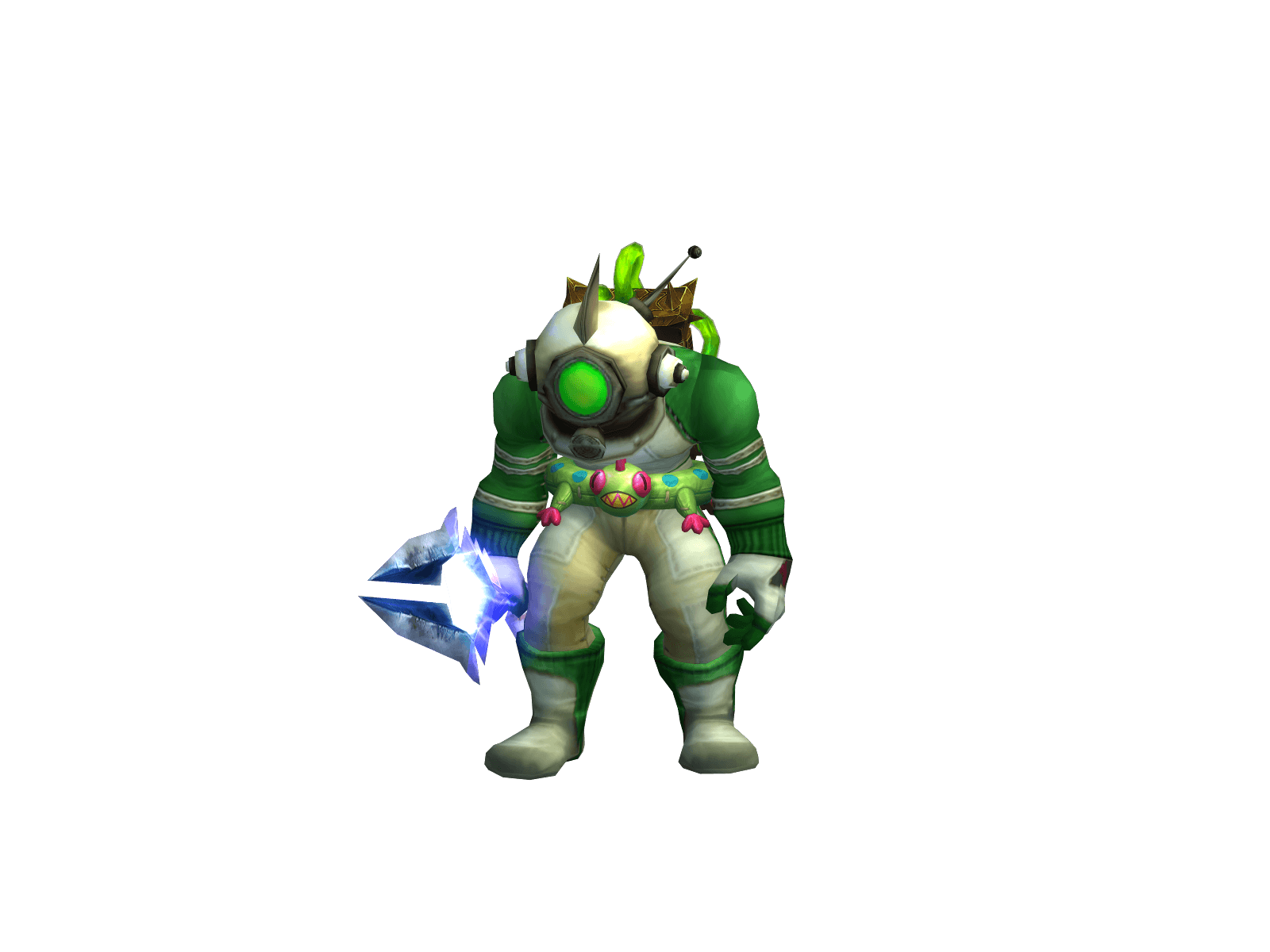 Character render of the top-ranked player