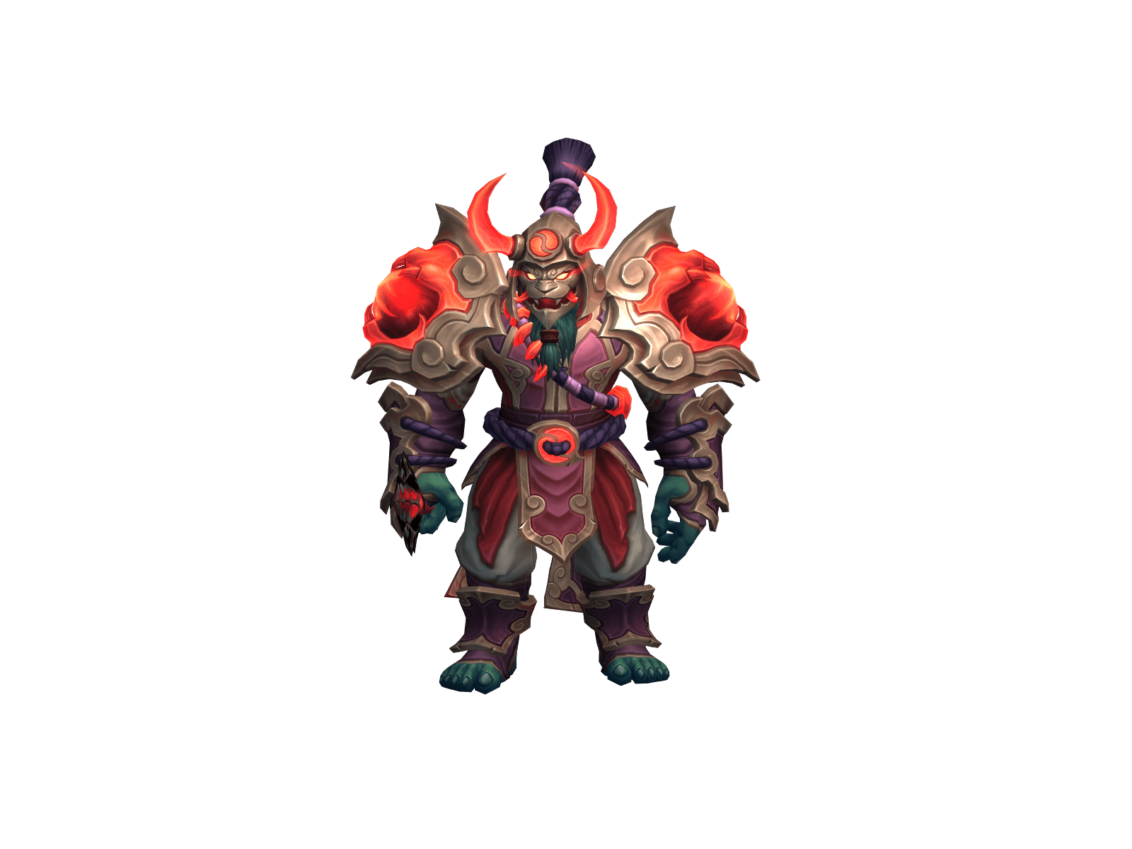 Que's character render