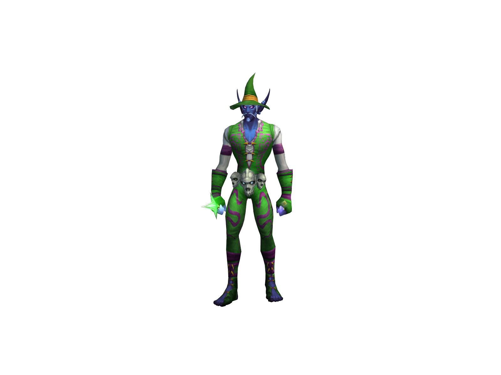 Character render of the top-ranked player