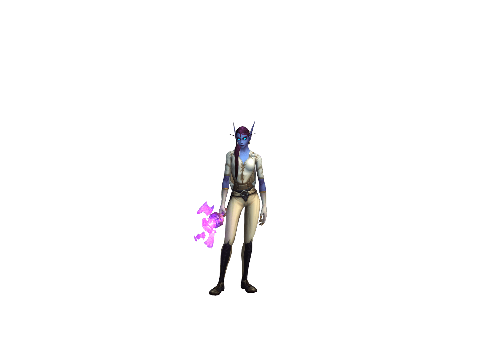 Character render of the top-ranked player