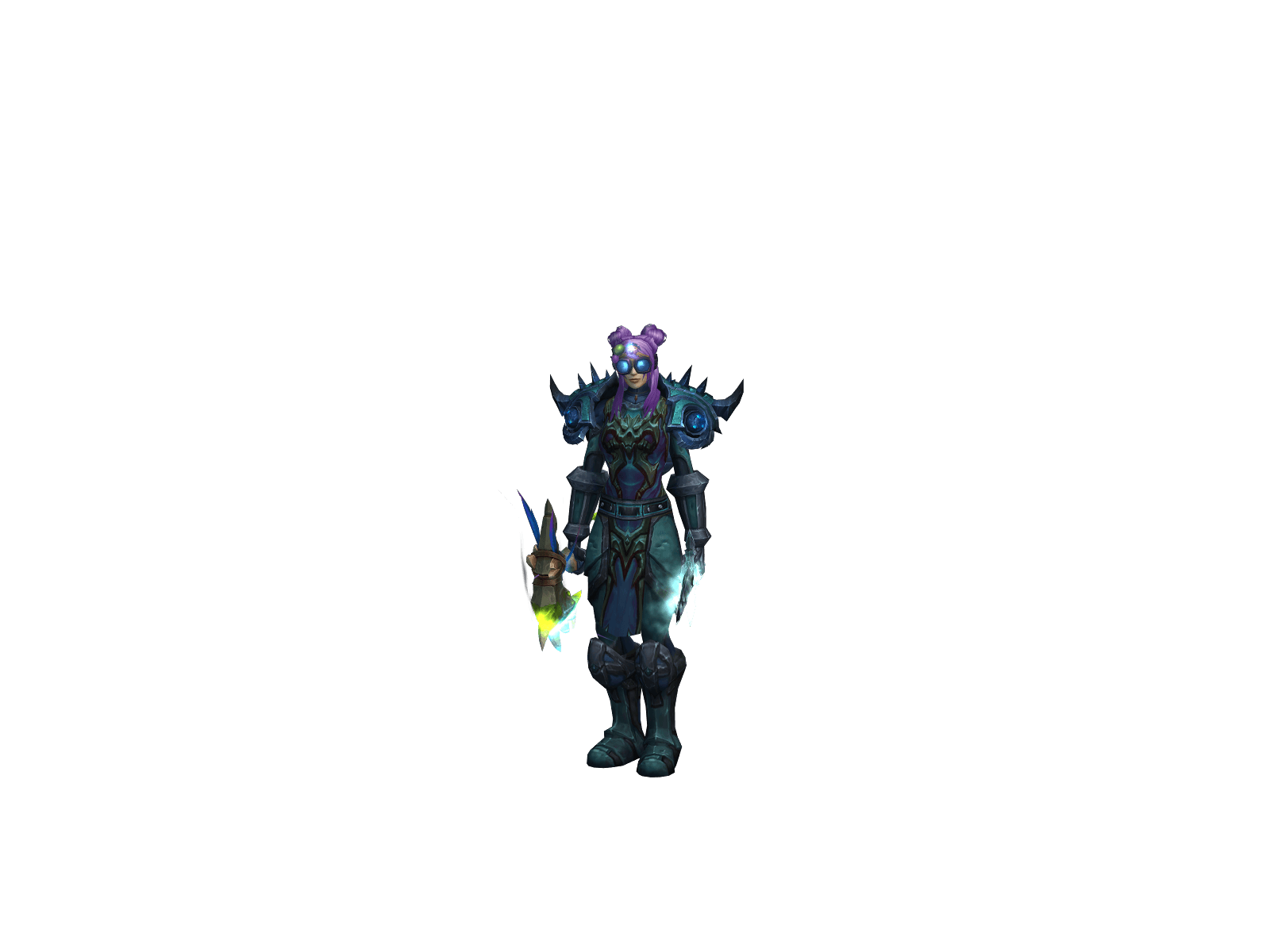 Character render of the top-ranked player