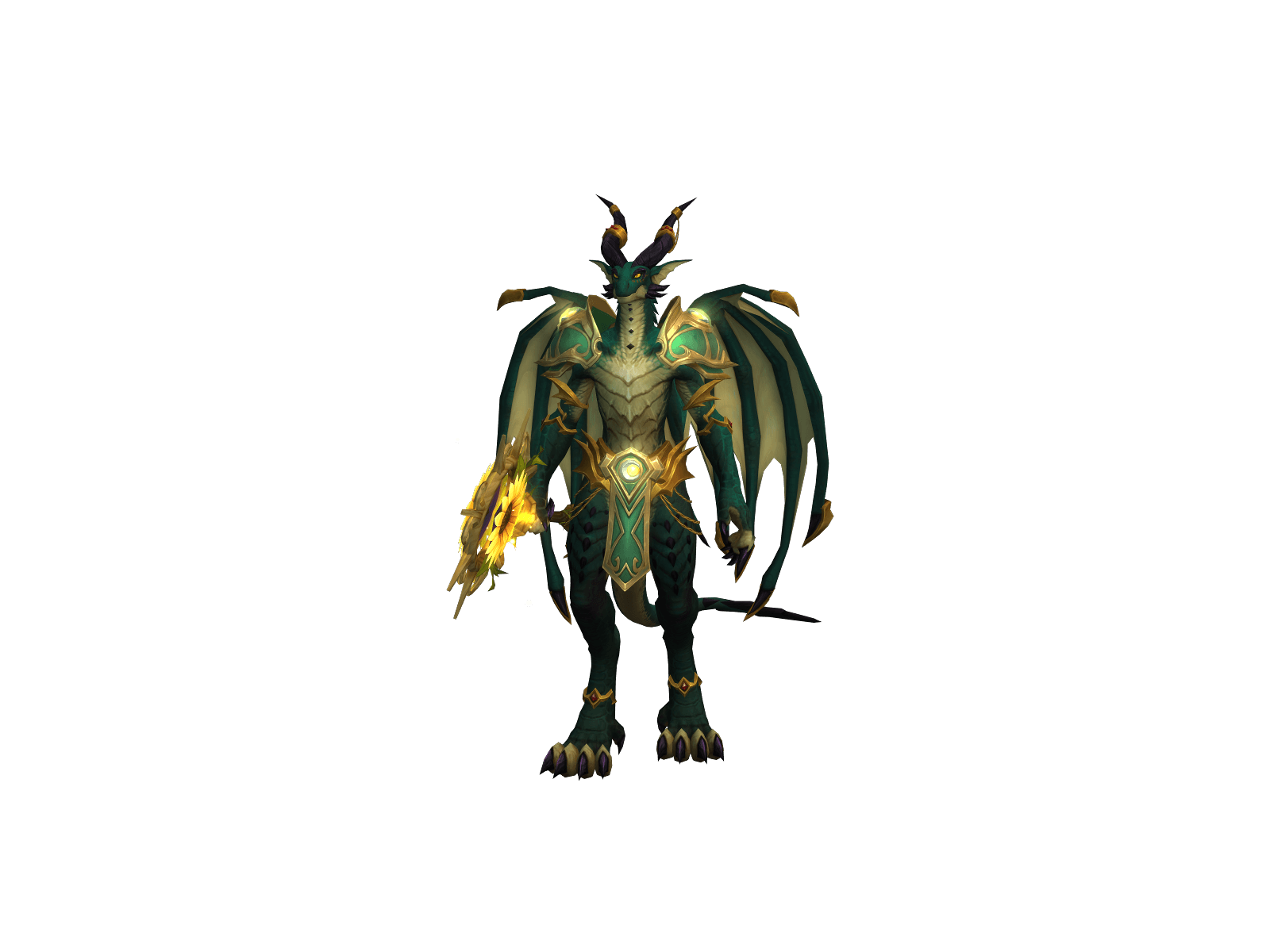 Rayquaza's character render