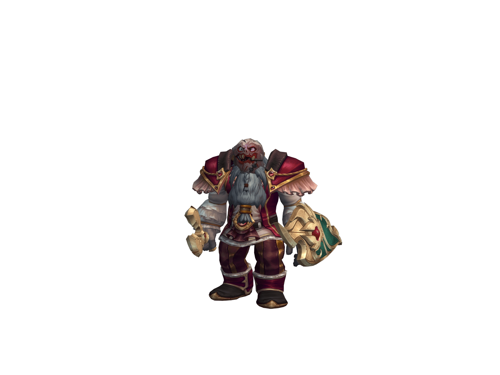 Shakeus's character render