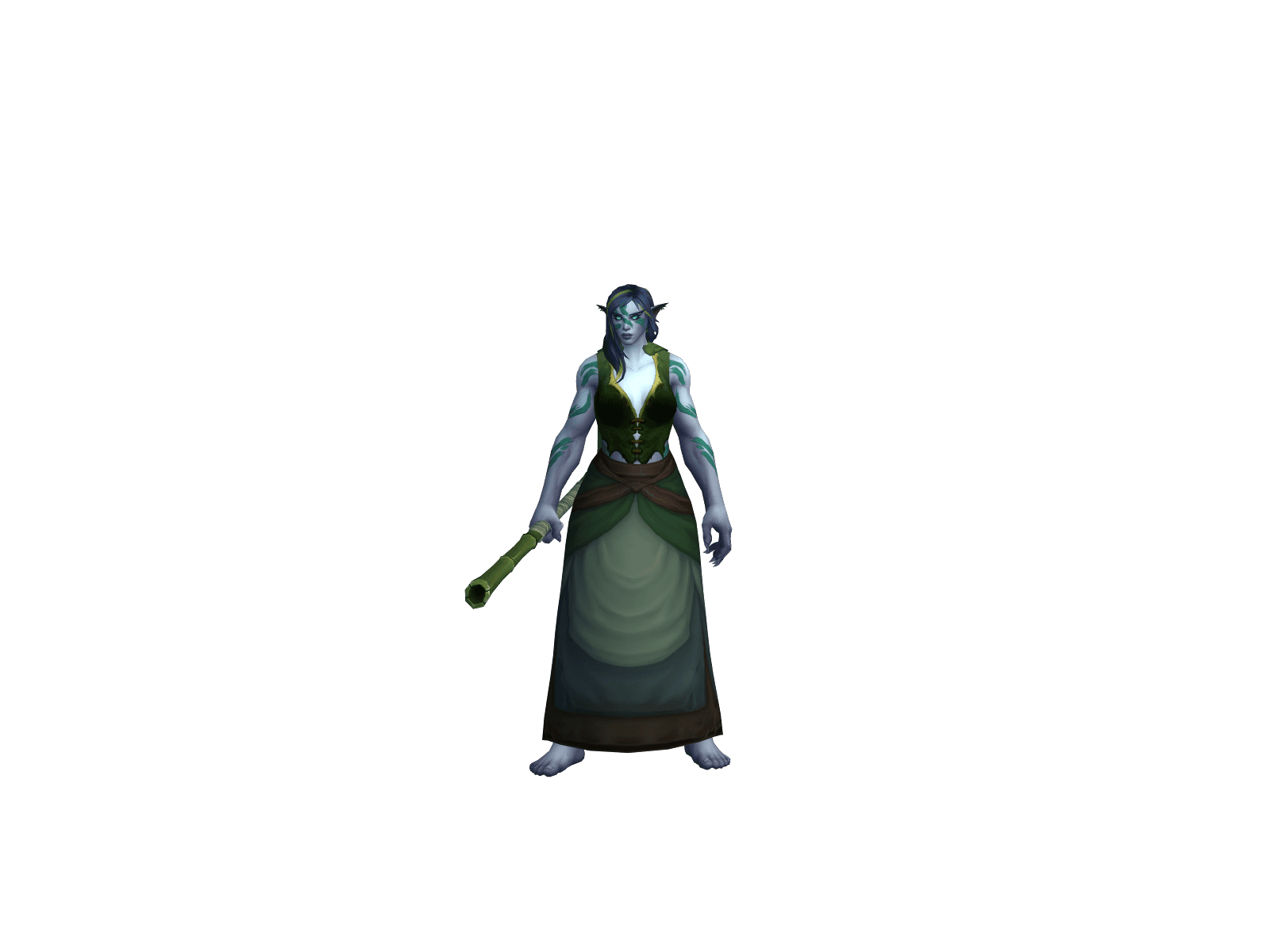 Character render of the top-ranked player