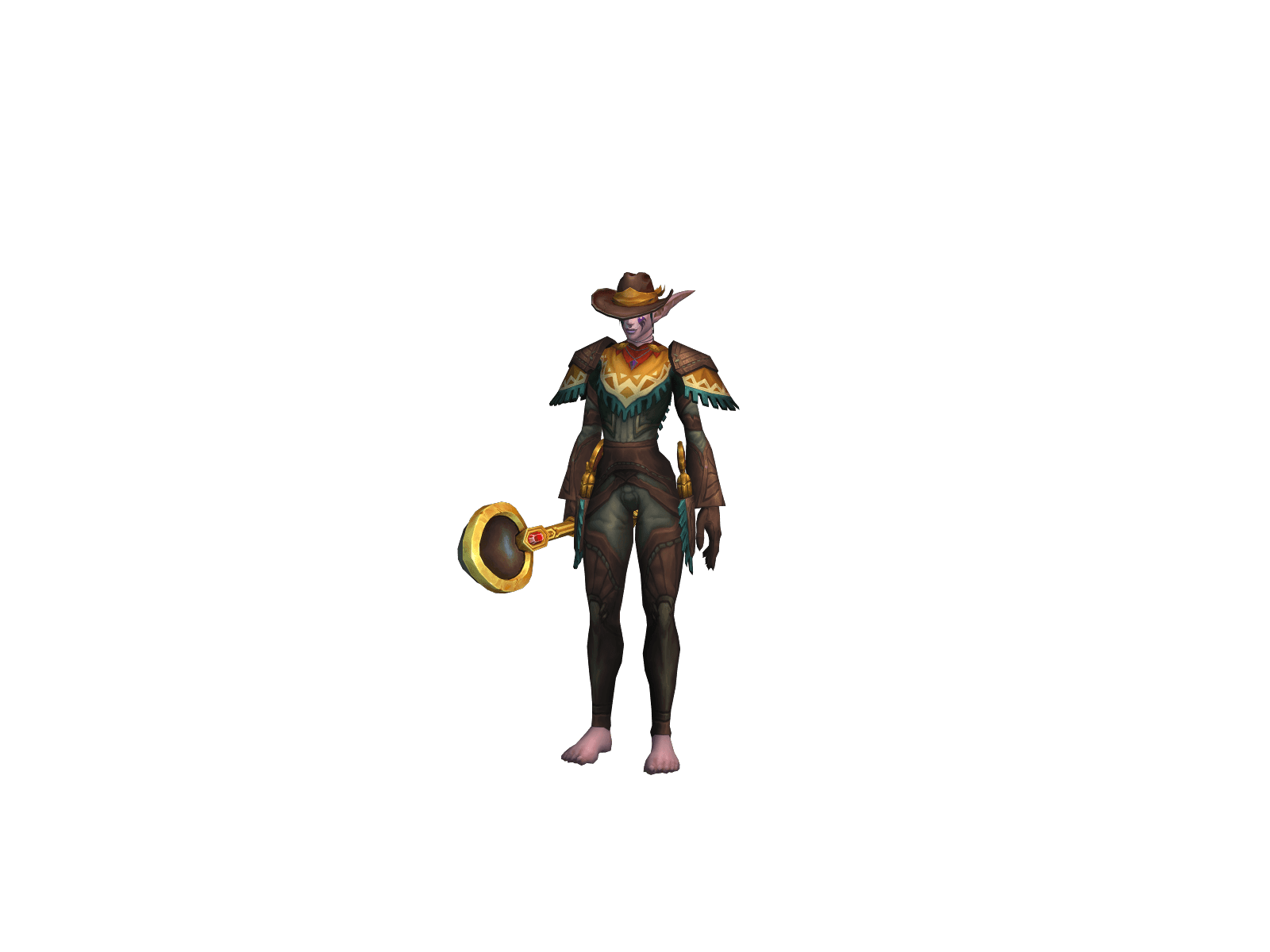 Character render of the top-ranked player