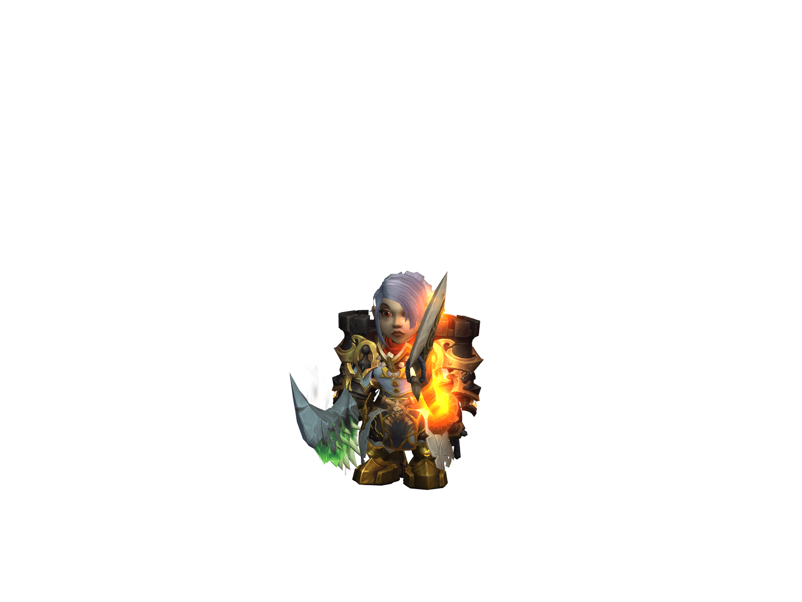 Character render of the top-ranked player